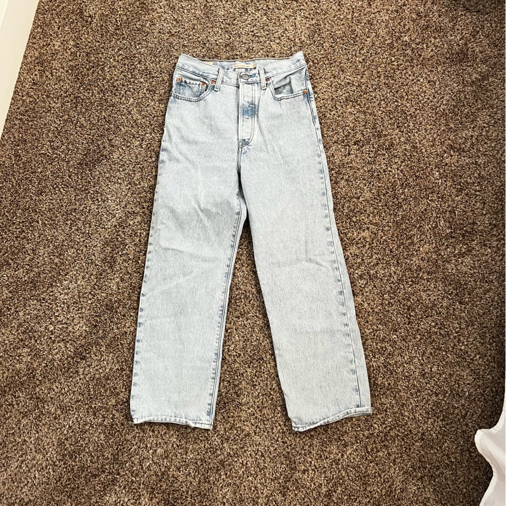 Levi’s ribcage ankle straight jeans